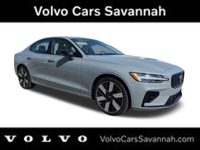 Vapour Gray Metallic 2024 Volvo S60 Recharge T8 Ultimate Dark Theme eAWD Sedan All-Wheel Drive Automatic