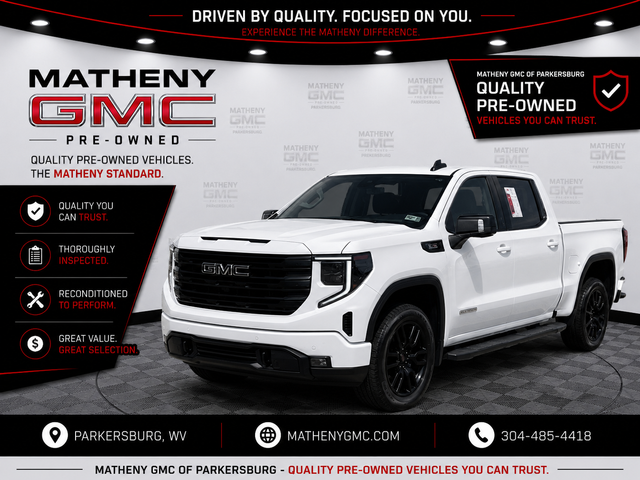 Summit White 2024 GMC Sierra 1500 Pickup Truck Four-Wheel Drive Automatic