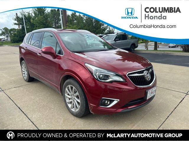 Chili Red Metallic 2019 Buick Envision SUV / Crossover All-Wheel Drive 6-Speed Automatic