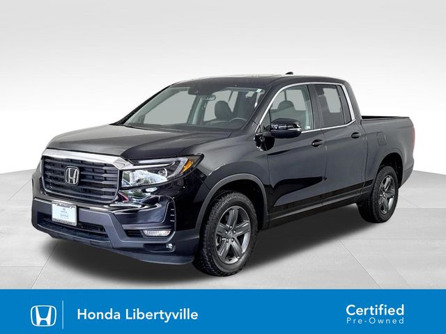 Crystal Black Pearl 2023 Honda Ridgeline RTL AWD Pickup Truck All-Wheel Drive 9-Speed Automatic