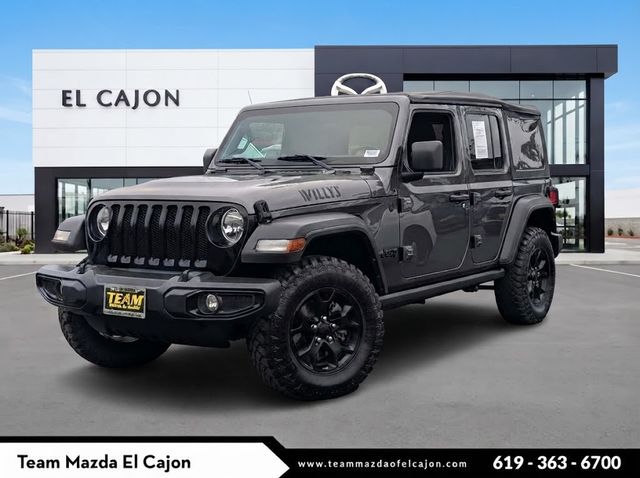Gray (Granite Crystal Metallic Clearcoat) 2022 Jeep Wrangler SUV / Crossover Four-Wheel Drive 8-Speed Automatic