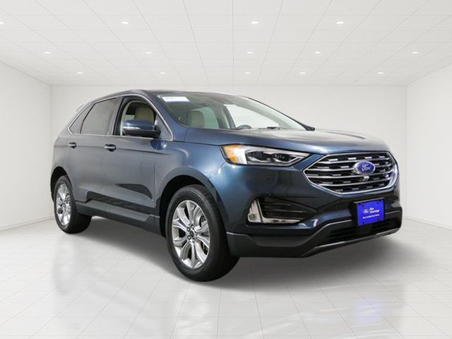 Blue Metallic 2023 Ford Edge SUV / Crossover All-Wheel Drive 8-Speed Automatic