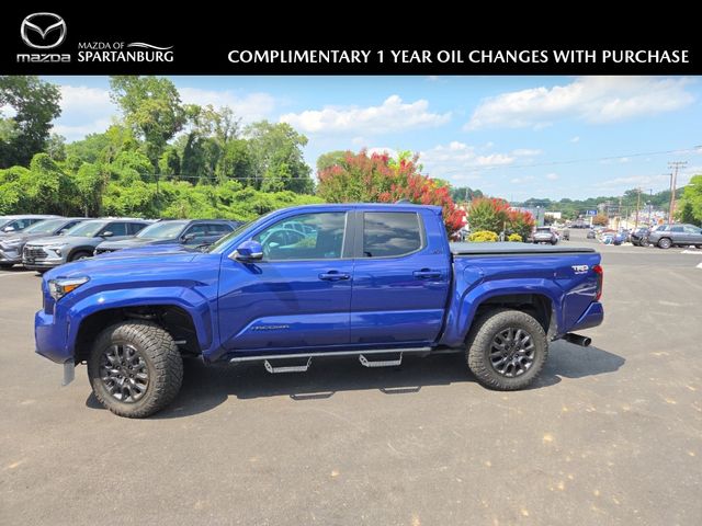 Blue 2024 Toyota Tacoma Pickup Truck Four-Wheel Drive 8-Speed Automatic