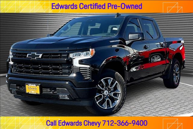 Black 2025 Chevrolet Silverado 1500 Pickup Truck Four-Wheel Drive Automatic