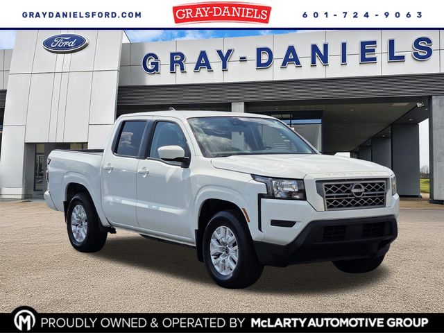 Glacier White 2023 Nissan Frontier Pickup Truck 4X2 9-Speed Automatic