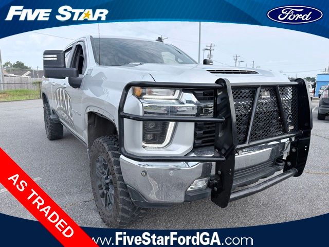 Silver Ice Metallic 2021 Chevrolet Silverado 2500HD Pickup Truck Four-Wheel Drive Automatic