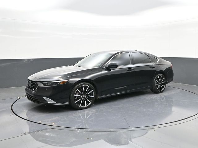 Crystal Black Pearl 2024 Honda Accord Hybrid Touring FWD Sedan Front-Wheel Drive Continuously Variable Transmission