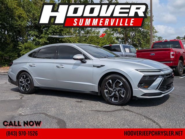 Aero Silver 2024 Hyundai Sonata Sedan Front-Wheel Drive 8-Speed Automatic