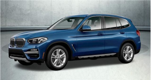 Phytonic Blue Metallic 2018 BMW X3 xDrive30i AWD SUV / Crossover All-Wheel Drive 8-Speed Automatic