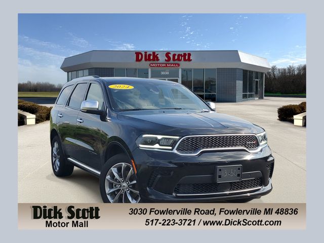 DB Black Crystal Clearcoat 2024 Dodge Durango SUV / Crossover All-Wheel Drive 8-Speed Automatic