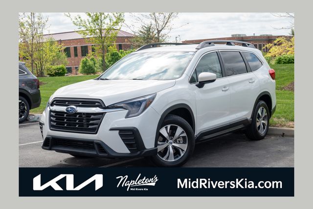 Crystal White Pearl 2024 Subaru Ascent Premium 7-Passenger AWD SUV / Crossover All-Wheel Drive Continuously Variable Transmission