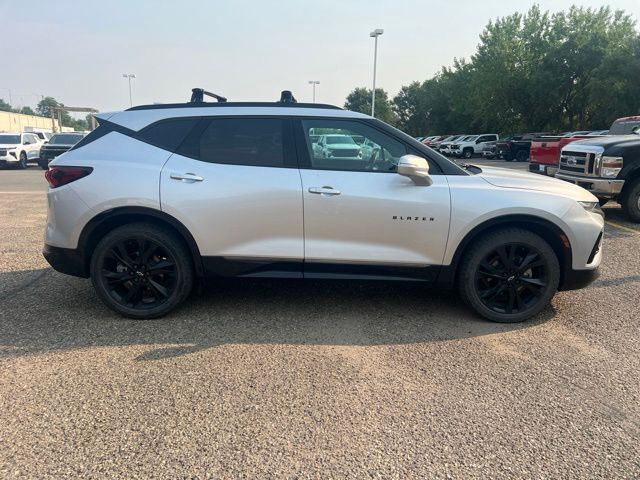 2020 Silver Ice Metallic Chevrolet Blazer RS AWD SUV