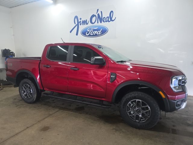Ruby Red Metallic Tinted Clearcoat 2025 Ford Ranger Pickup Truck Four-Wheel Drive Automatic
