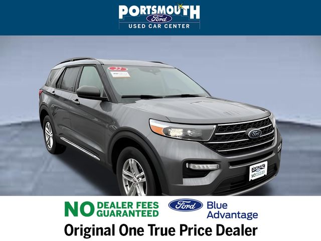 Carbonized Gray Metallic 2022 Ford Explorer XLT AWD SUV / Crossover All-Wheel Drive Automatic