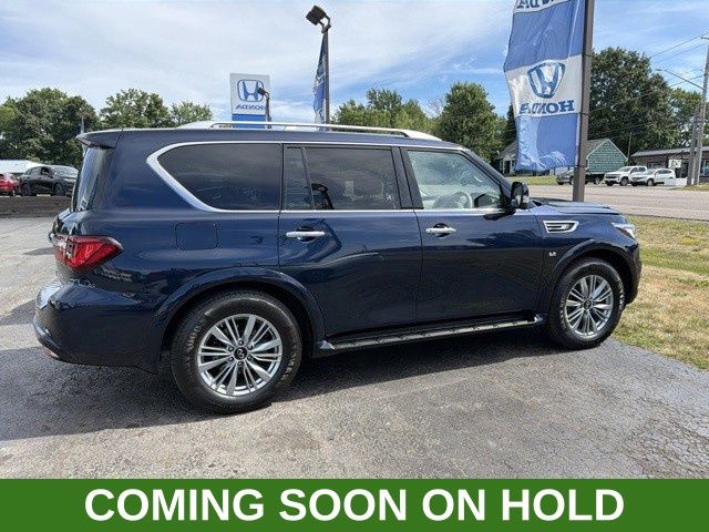 Hermosa Blue 2020 INFINITI QX80 SUV / Crossover All-Wheel Drive 7-Speed Automatic