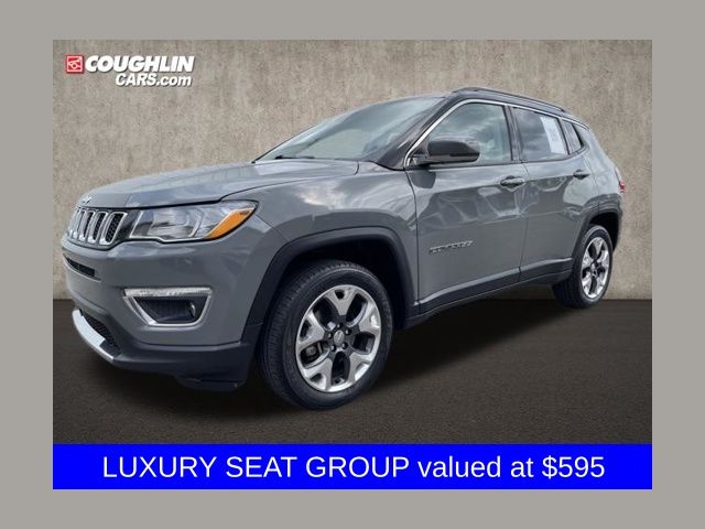 Sting-Gray Clearcoat 2020 Jeep Compass Limited 4WD SUV / Crossover Four-Wheel Drive 9-Speed Automatic