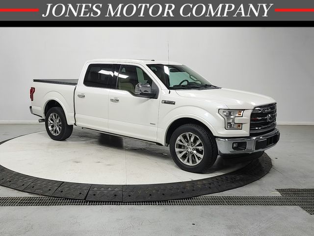 White Platinum Metallic Tri-Coat 2017 Ford F-150 Lariat SuperCrew Pickup Truck 4X2 Automatic