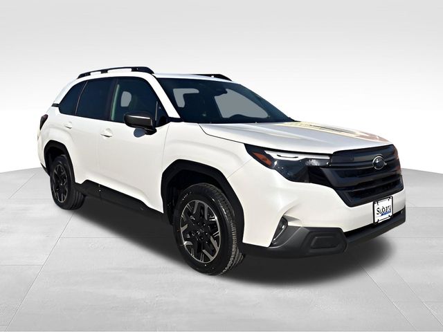 Crystal White Pearl 2026 Subaru Forester SUV / Crossover All-Wheel Drive Continuously Variable Transmission