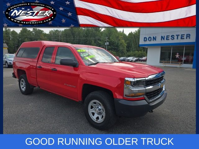 Red Hot 2016 Chevrolet Silverado 1500 Pickup Truck Four-Wheel Drive 6-Speed Automatic Overdrive