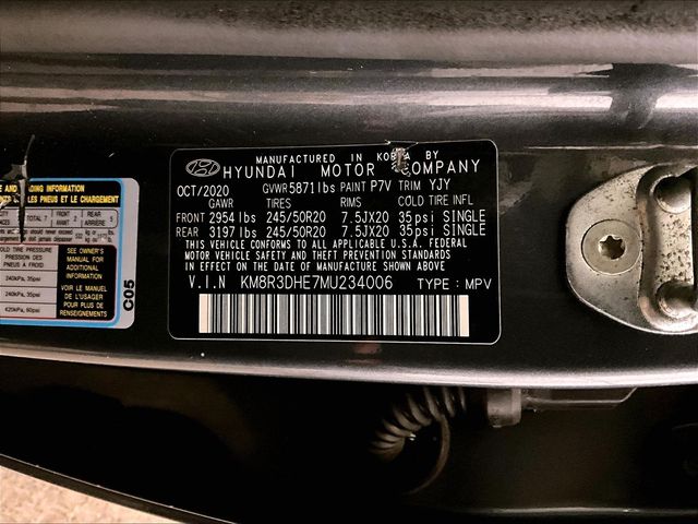 2021 Hyundai Palisade SEL Gray at Luther Ford