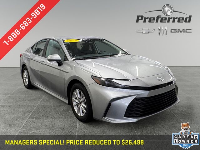 Celestial Silver Metallic 2025 Toyota Camry Sedan Front-Wheel Drive Continuously Variable Transmission