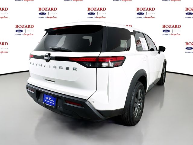 2022 Glacier White Nissan Pathfinder S FWD SUV