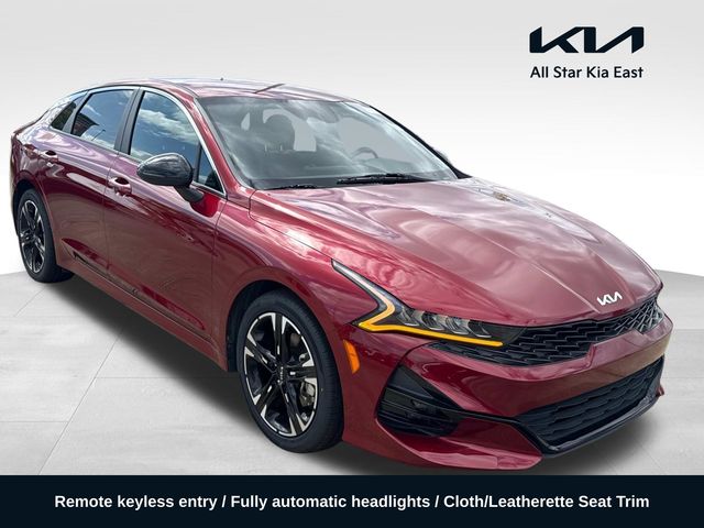 Passion Red 2022 Kia K5 GT-Line FWD Sedan Front-Wheel Drive 8-Speed Automatic