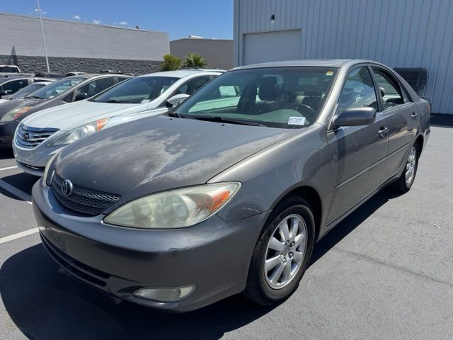 Champagne 2003 Toyota Camry XLE Sedan Front-Wheel Drive 4-Speed Automatic Overdrive