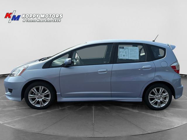 2009 Honda Fit Sport - Blue exterior view 2