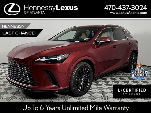 Matador Red Mica 2025 Lexus RX SUV / Crossover Front-Wheel Drive 8-Speed Automatic