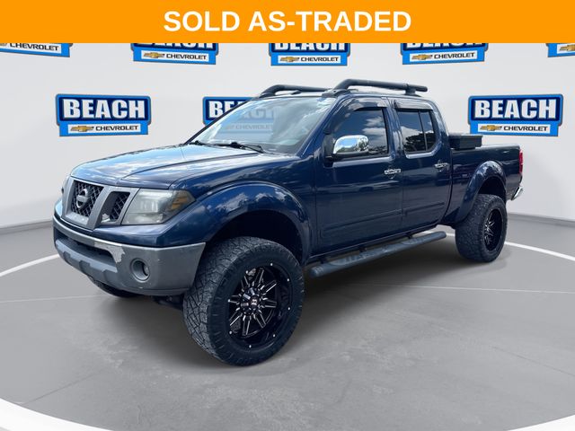 Navy Blue 2010 Nissan Frontier Pickup Truck Four-Wheel Drive 5-Speed Automatic Overdrive