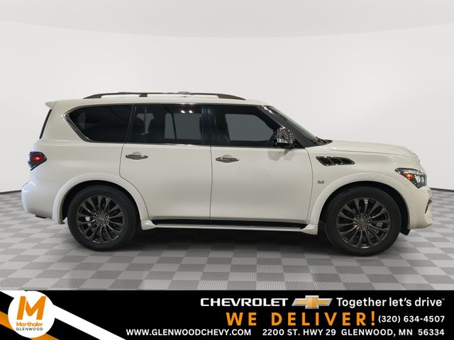 Majestic White 2015 INFINITI QX80 AWD SUV / Crossover All-Wheel Drive 7-Speed Automatic