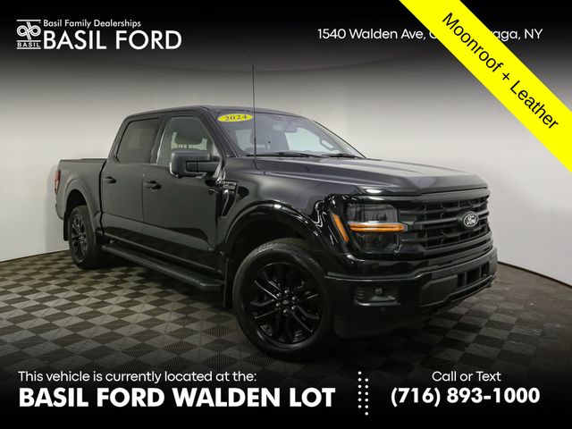 Agate Black Metallic 2024 Ford F-150 Pickup Truck Four-Wheel Drive Automatic