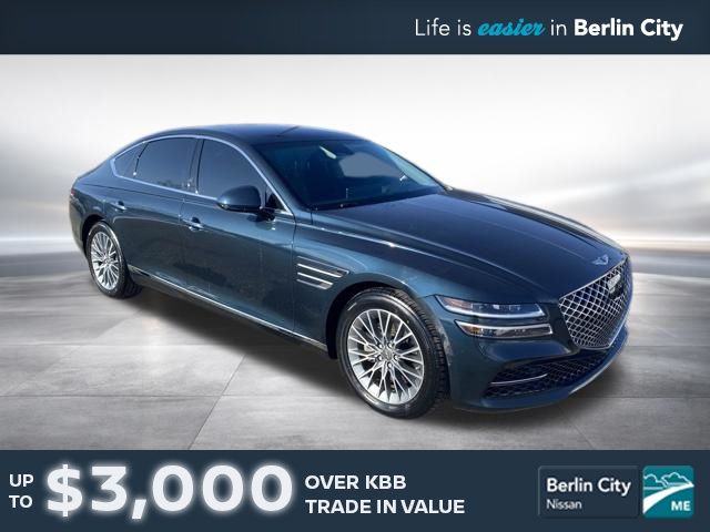 Tasman Blue 2023 Genesis G80 2.5T RWD Sedan Rear-Wheel Drive 8-Speed Automatic