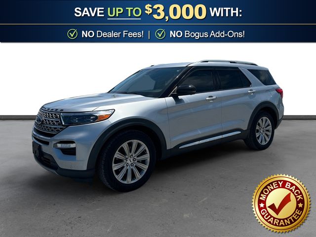 Silver Metallic 2020 Ford Explorer Limited RWD SUV / Crossover Rear-Wheel Drive Automatic