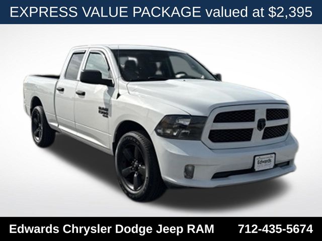 Bright White Clearcoat 2019 RAM 1500 Pickup Truck Four-Wheel Drive 8-Speed Automatic