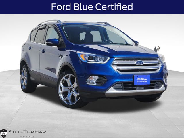 Lightning Blue Metallic 2018 Ford Escape SUV / Crossover All-Wheel Drive 6-Speed Automatic