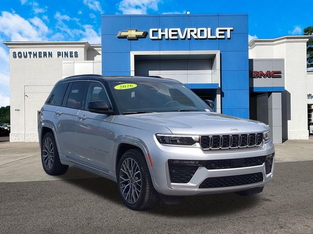 Silver Zynith 2026 Jeep Grand Cherokee SUV / Crossover Four-Wheel Drive 8-Speed Automatic