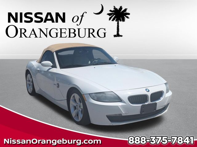 Alpine White 2006 BMW Z4 Convertible Rear-Wheel Drive 6-Speed Automatic