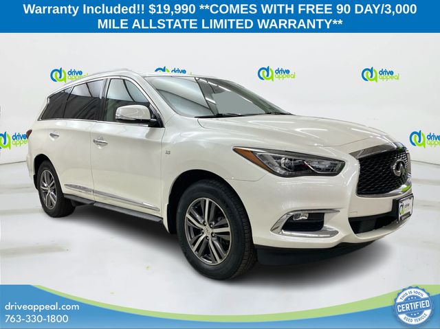Majestic White 2019 INFINITI QX60 SUV / Crossover All-Wheel Drive Continuously Variable Transmission
