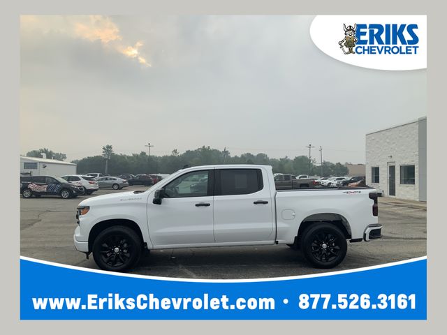 Summit White 2023 Chevrolet Silverado 1500 Pickup Truck Four-Wheel Drive 8-Speed Automatic