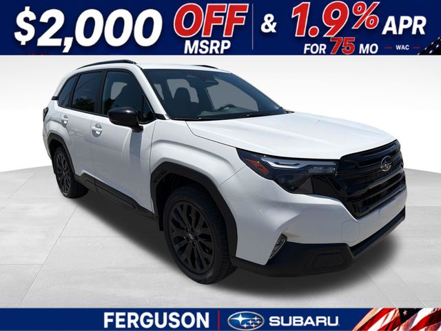 Crystal White Pearl 2026 Subaru Forester SUV / Crossover All-Wheel Drive Continuously Variable Transmission