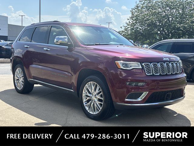 Velvet Red Pearlcoat 2018 Jeep Grand Cherokee SUV / Crossover Four-Wheel Drive 8-Speed Automatic