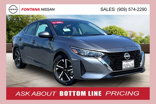 Gray (Gun Metallic) 2025 Nissan Sentra Sedan Front-Wheel Drive Continuously Variable Transmission