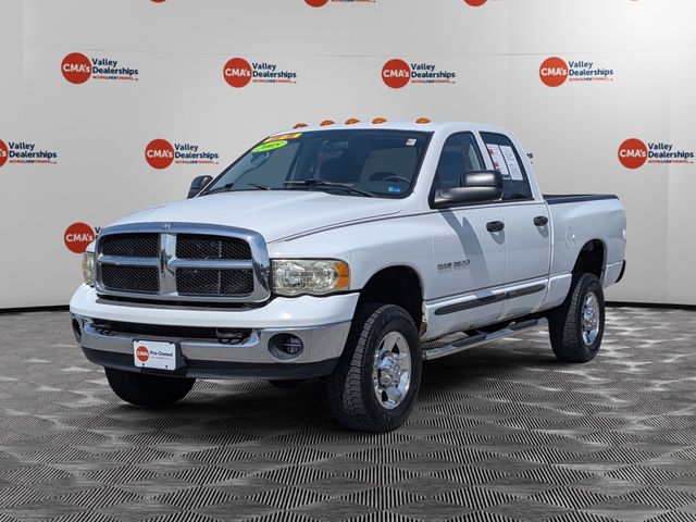 Bright White Clearcoat 2005 Dodge RAM 3500 SLT Quad Cab 4WD Pickup Truck Four-Wheel Drive 4-Speed Automatic