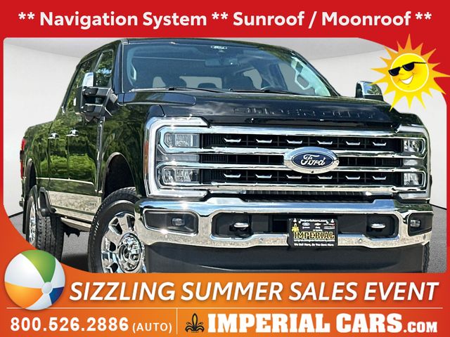 Agate Black Metallic 2024 Ford F-250 Super Duty Lariat Crew Cab 4WD Pickup Truck Four-Wheel Drive Automatic