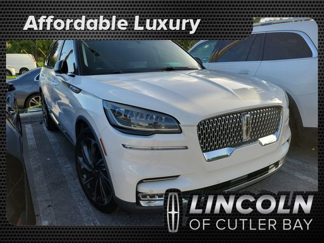 White Metallic 2020 Lincoln Aviator SUV / Crossover Rear-Wheel Drive Automatic