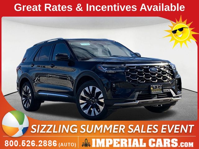 Agate Black Metallic 2026 Ford Explorer SUV / Crossover All-Wheel Drive Automatic