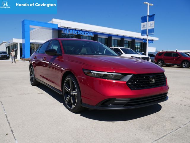 Red 2026 Honda Accord Sedan Front-Wheel Drive Continuously Variable Transmission