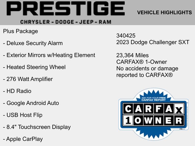 2023 Dodge Challenger SXT 4